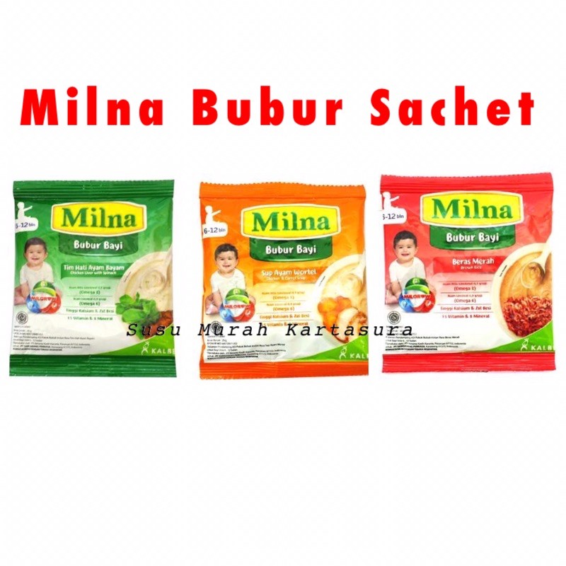 Milna bubur Bayi Sachet 20gr