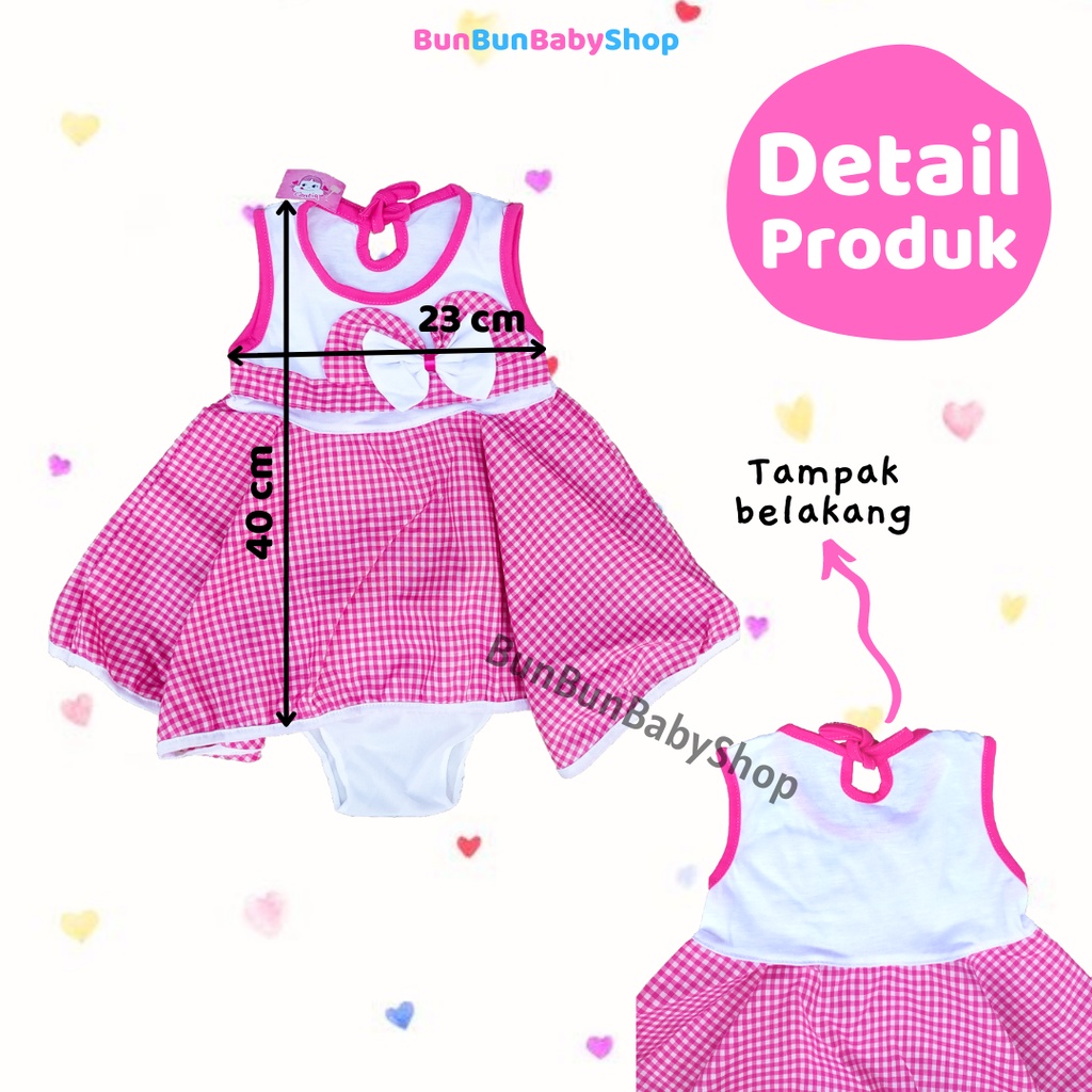 Dress Baby Girl Setelan Anak Cewek Stelan Baju Bayi Lahir Perempuan New Born Lucu Murah Bunbunbabyshop