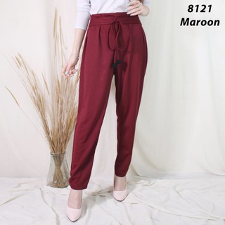  CELANA  KULOT PANJANG WANITA 8121 BAGGY  PANTS  LUVALINE 