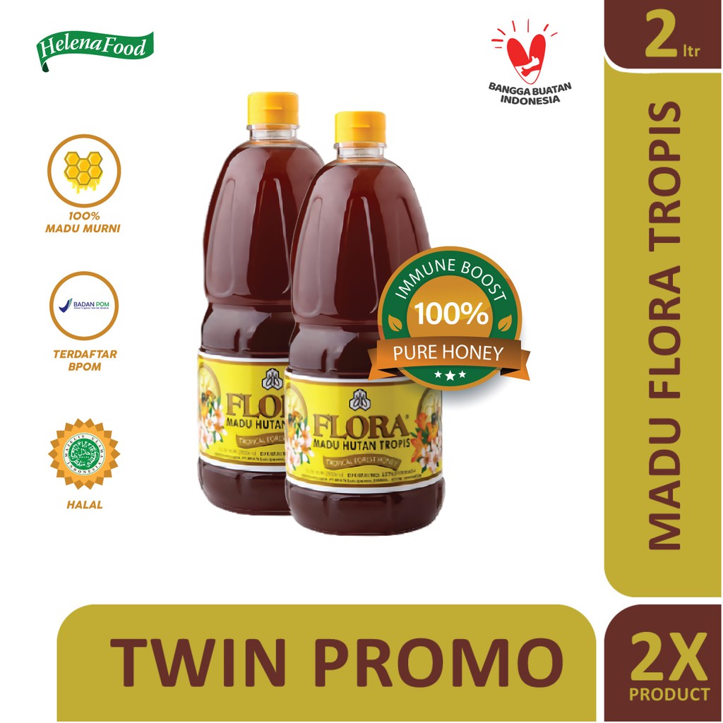 

MADU HUTAN ASLI PROMO Flora Tropis 2000 ml Madu Asli Hutan Tropis ( Twin Promo )