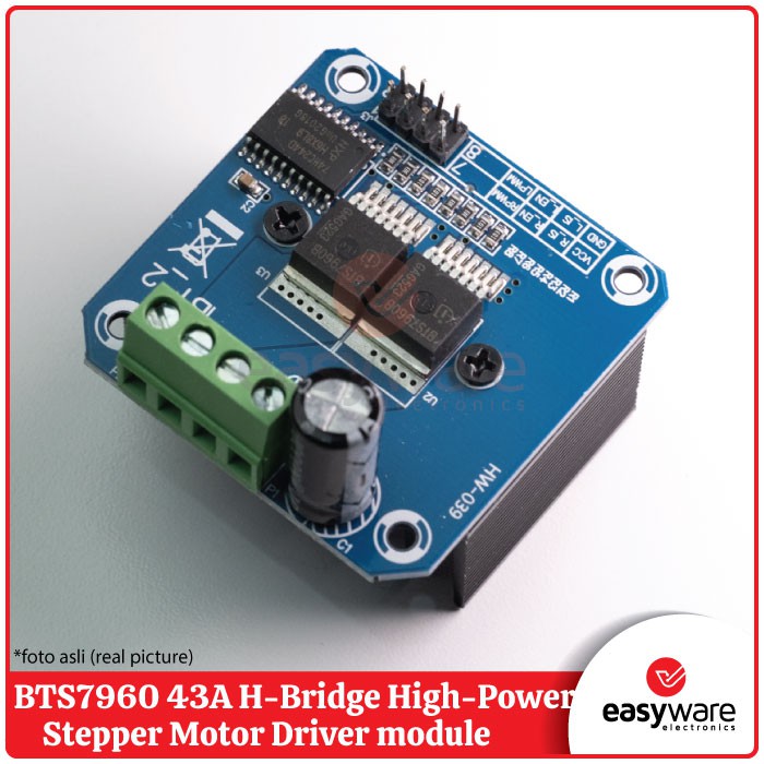 BTS7960 43A H-Bridge High-Power Stepper Motor Driver module