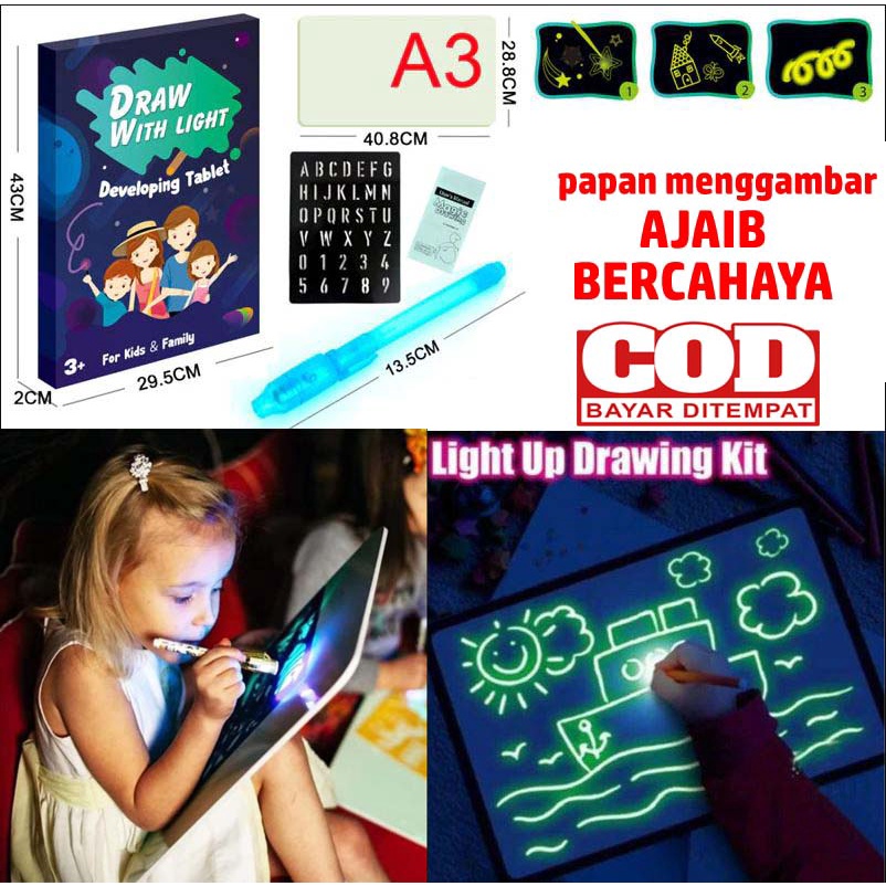 Mainan Edukasi Papan Menggambar Ajaib Luminos - LCD Drawing Board Writing Tablet Drawing Pad Papan Tulis LCD 8.5 inch - Papan Gambar Digital Monochrome LCD Drawing Graphics Tablet ajaib - LCD Drawing Writing Tablet Anak dan Dewasa - Papan Tulis Gambar