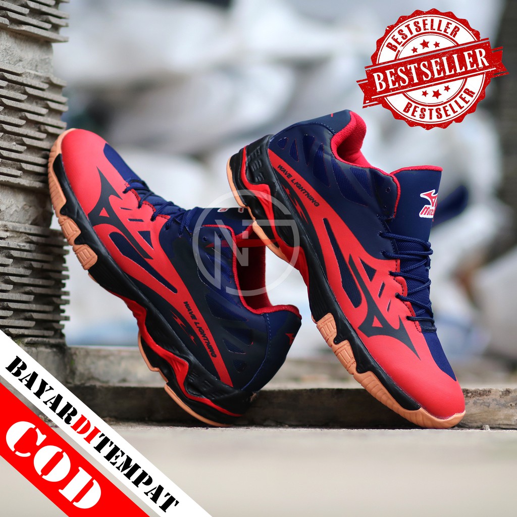 NF15_Sepatu Volley Voli Mizuno Wave Lightning Z6 Mid Premium - Sepatu Volly Mizuno Wave Lightning Z6
