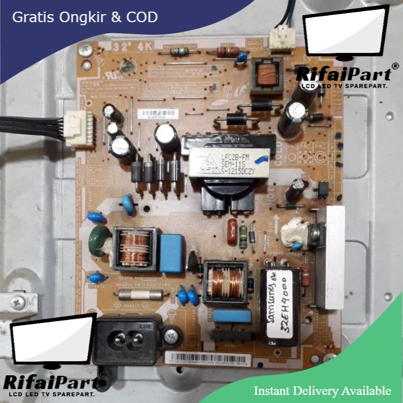 POWER SUPPLY SAMSUNG UA32EH4000M - REGULATOR SAMSUNG LED UA32EH4000M - MESIN TV  SAMSUNG UA32EH4000M