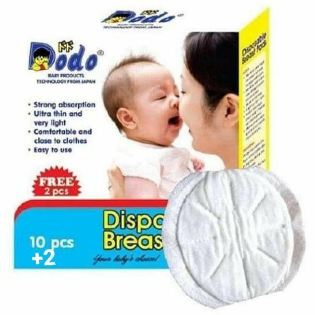 Pigeon Breast Pad isi 50 | 30 ComfyFeel 2x Softer 20x Absorbs | Dodo Breastpad  isi 24 Disposable Dodo isi 10+2 Breast Pads Penyerap Asi