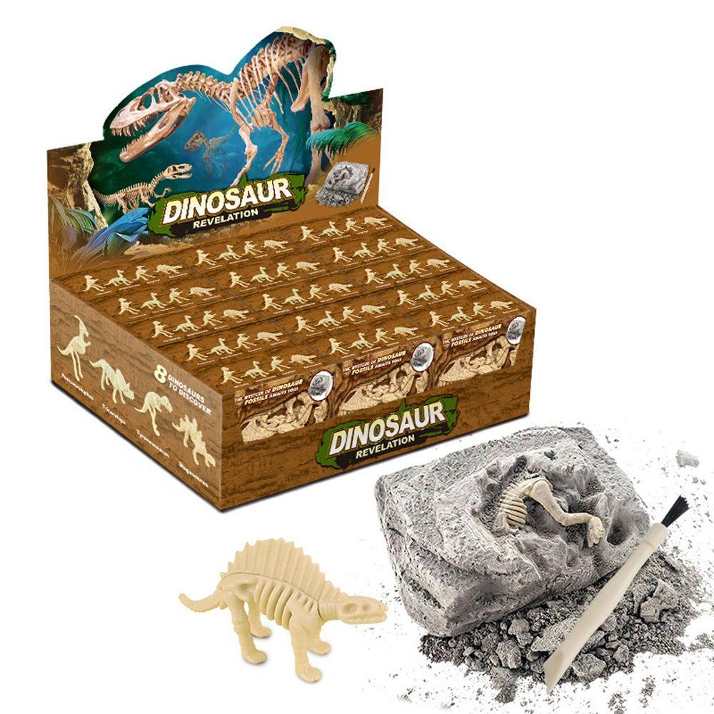 Needway Dinosaurus Menggali Telur Kit Anak-Anak Menggali Anak Laki-Laki Unik/ Perempuan Mainan Arkeologi Mainan Dinosaurus DIY Model Rakit Alat Penggali Paleontologi Dinosaurus Mainan Edukasi