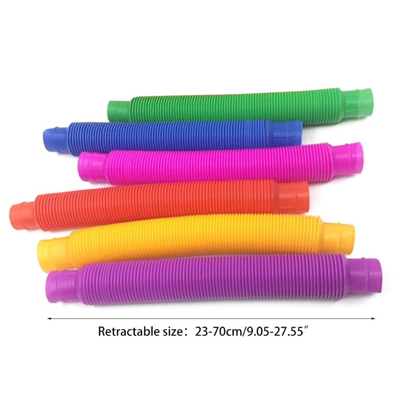 Mary Stretch Wrap Tube Fidget Auditory Sensory Vent Mainan Untuk ADD OCD Kids Calm Untuk Foc