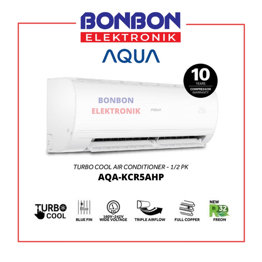 AQUA AC 0.5PK AQA-KCR5AHP / 1/2 PK AQA-KCR5AHP AQA KCR 10 AHP 0.5 PK