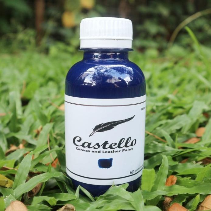 Bag Canvas - Cat Khusus Sepatu Dan Tas Bahan Kulit Dan Canvas Biru Murah