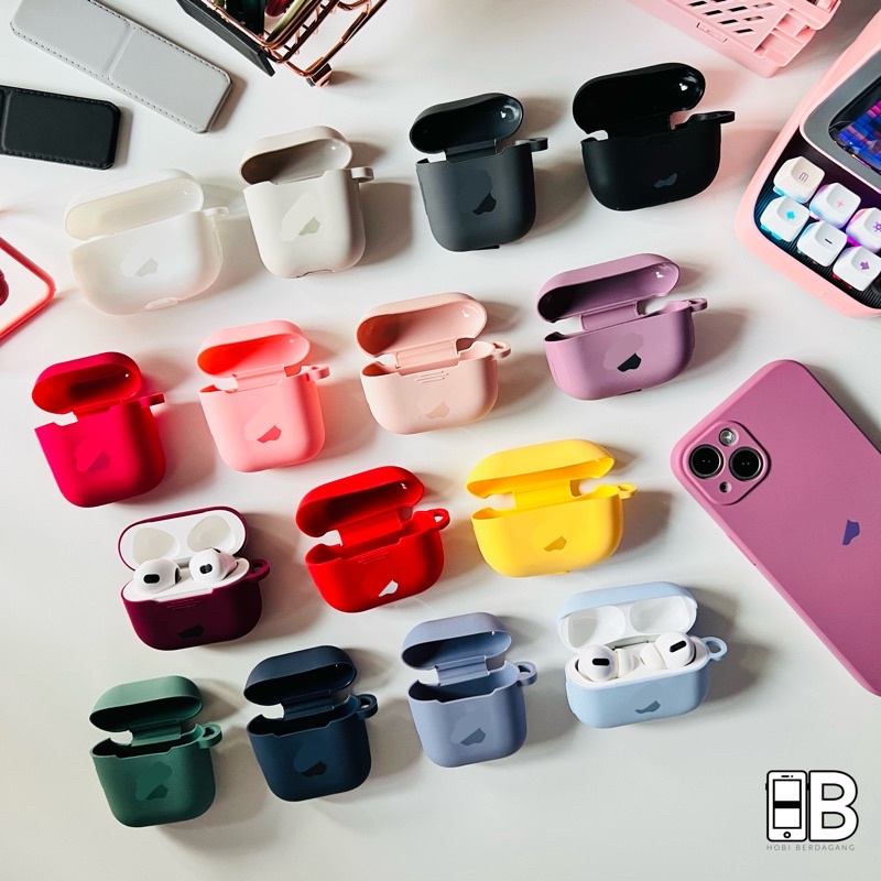 CASE untuk Airpods model Ear pods Airpds Air pods Colorful Silicone Case Gen 1 2 3 PRO