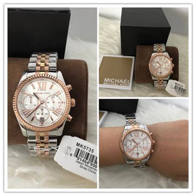 

860rb (d 4cm) Michael Kors Mk5735 Ori BM incl Box n manual Book n paper Bag jpg