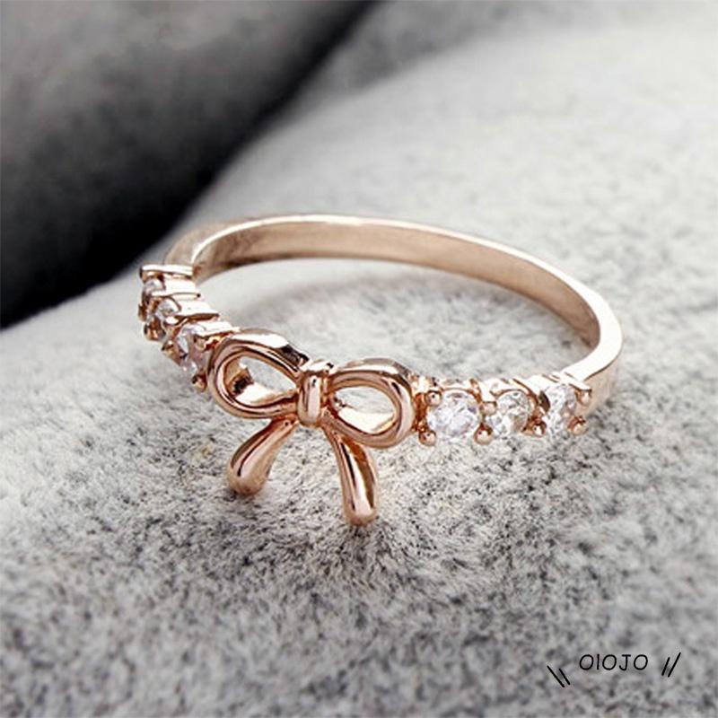 【COD】Cincin Desain Pita Hias Berlian Gaya Simple Untuk Wanita