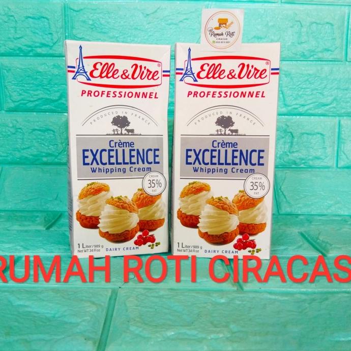 

BISA COD WHIPPING CREAM ELLE VIRE WHIPP KRIM ELLE&VIRE 1 LTR DAIRY 35% FAT