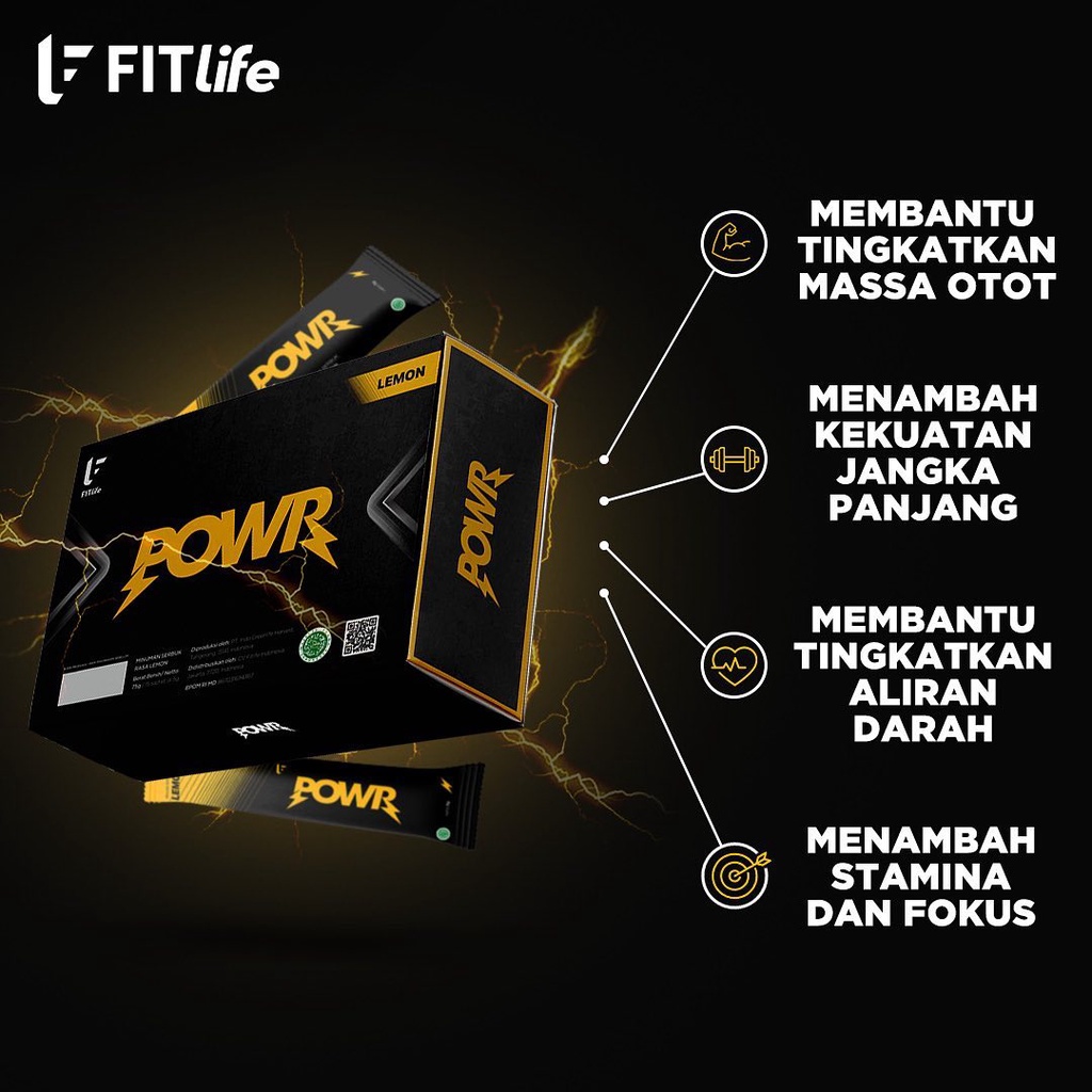 Fitlife POWR Pre Workout PWO Sachet