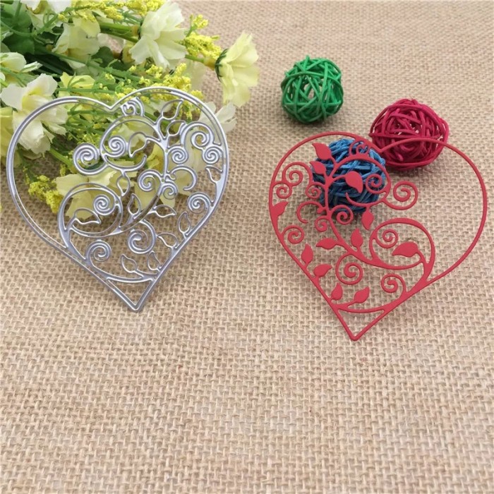 

Hemat Metal Cutting Dies - Love Hollow Lace For Scrapbook Cards #151 Terbatas