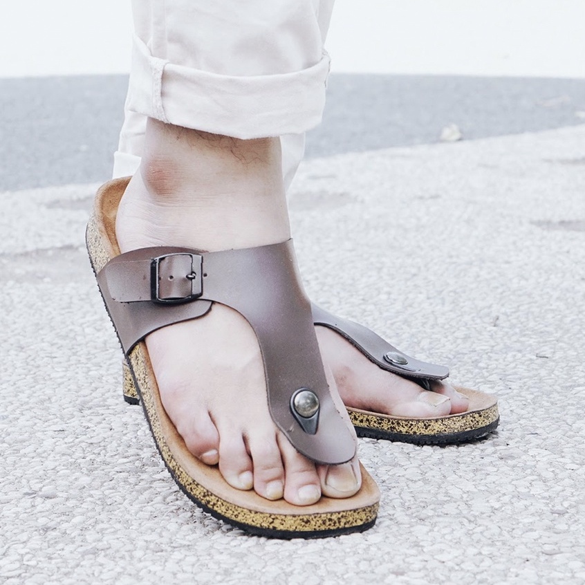 LEXON BROWN | ManNeedMe x Lvnatica | Sandal Casual Pria Sendal Tali Original