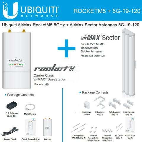 Paket Rocket M5  Antena Sectoral AM5G 19 120 Murah