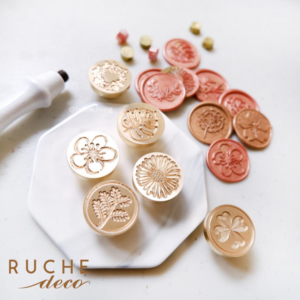 

RUCHE DECO - Brass Stamp Head Special Characters (tanpa gagang) / Head Stam Stempel Kepala Kuningan / Kepala Kuningan Wax Seal / Wax Seal Stamp Karakter Segel Surat Vintage / Kuningan Stempel Seal Wax / Stamp Head Sealwax Vintage