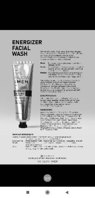 MS Glow For Men Perawatan Wajah Pria