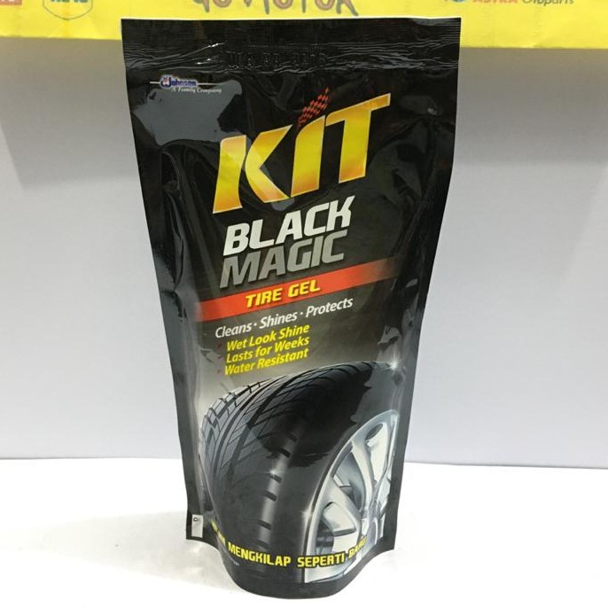 KIT BLACK MAGIC TIRE GEL REFILL 180ml - PENGKILAP BAN BLACK MAGIC KIT