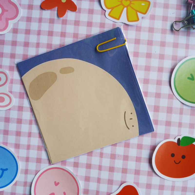 PRINT MEMOPAD UKURAN 8 X 8 cm KETEBALAN 80 GSM / MEMOPAD TERMURAH /  MEMO PRINT LUCU-4