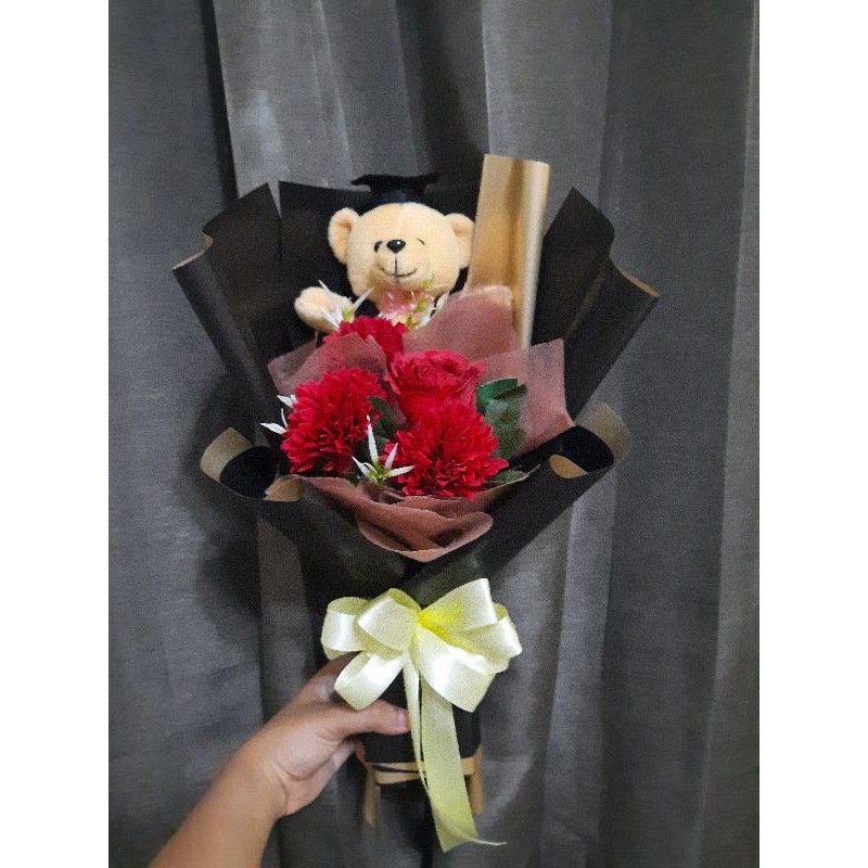 Buket Boneka /Bucket Wisuda Murah/Bucket Snack/Buket Ulang Tahun/Buket