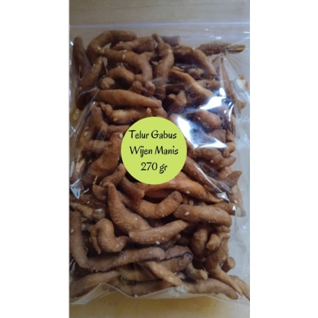 

Telur gabus wijen manis 270 gr