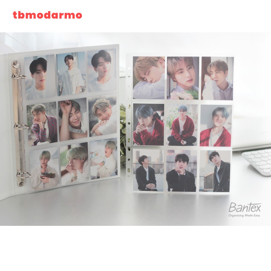 TBMO Bantex Collector Sleeve A4 Photocard 9P Translucent 2157 08