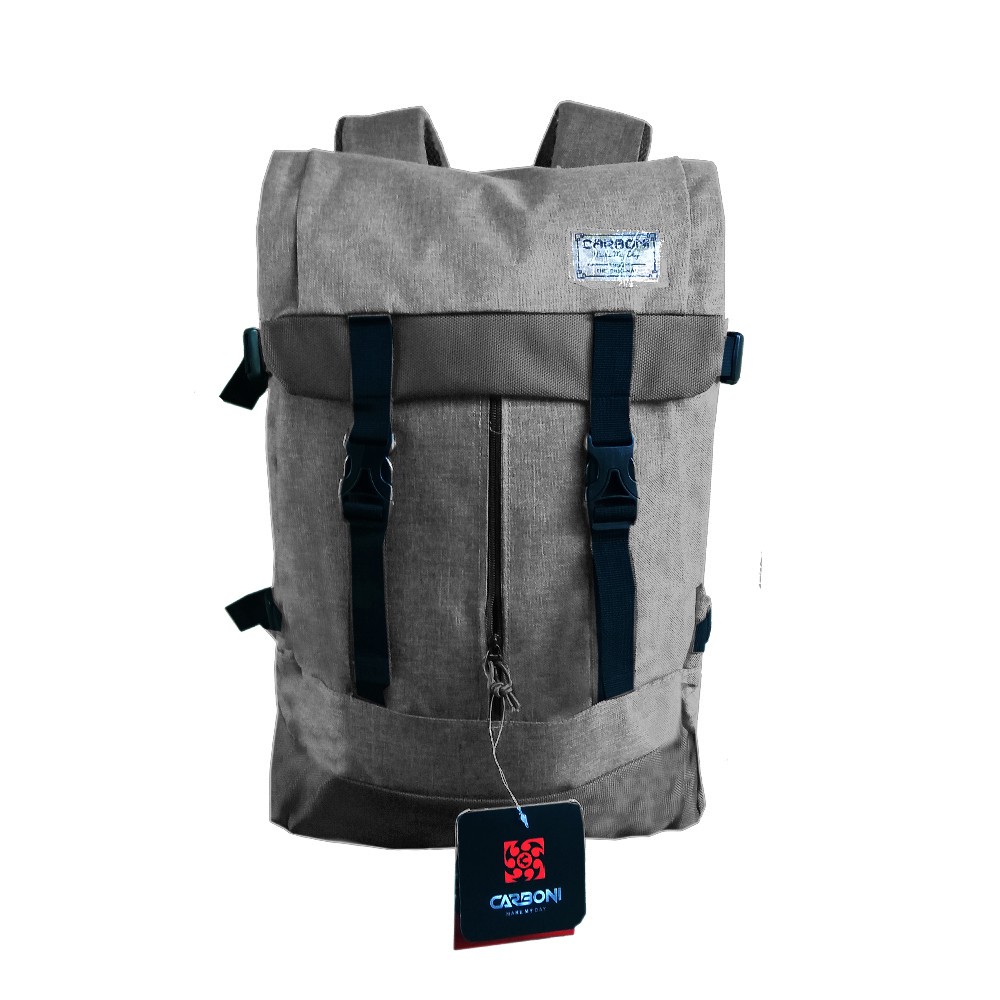 SHOPEE 6.6 SUPER SALE!! Carboni Tas Ransel RA00040 40L Semi Tas Gunung - Grey + Raincover