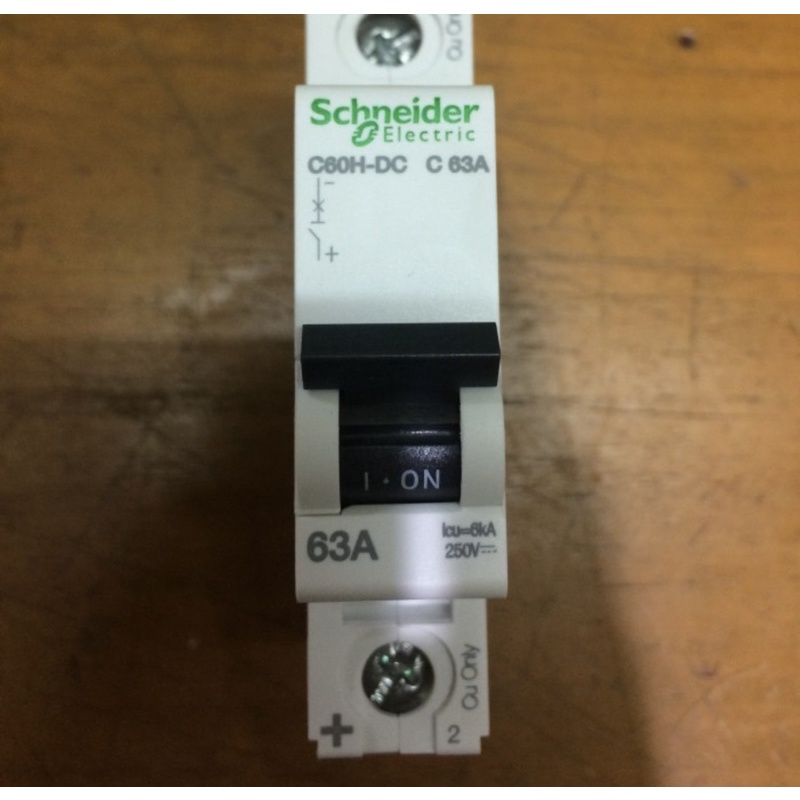 Mcb C60H-DC 63A 1P Schneider MCB DC