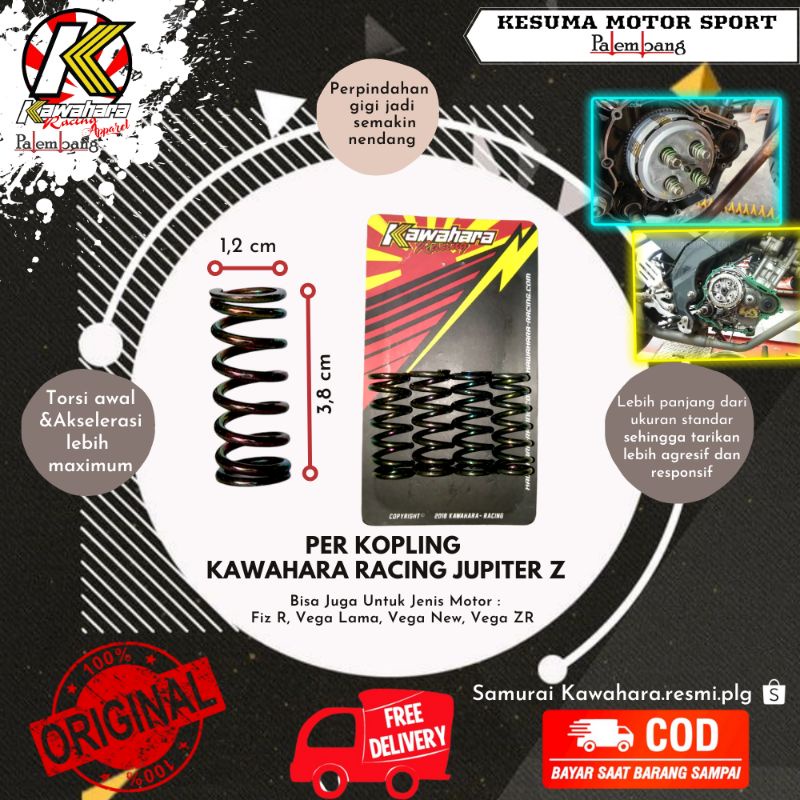 Per Kopling Motor Jupiter z, KLX, Ninja R, Ninja ZX 250, Vixion, Byson, Supra, Sonic