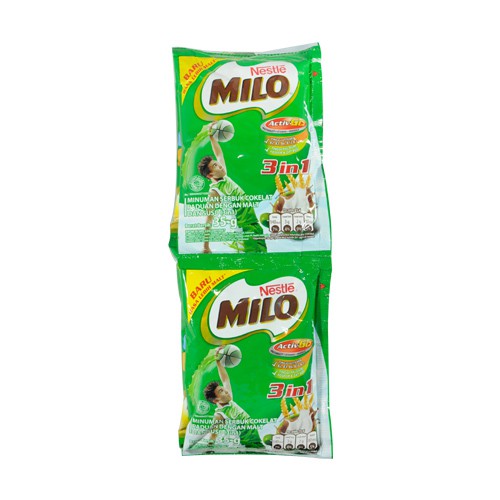 

Milo Susu 3 In 1 Activ Go Renceng (35Gr X 10sch) - Susu Milo 3 In 1