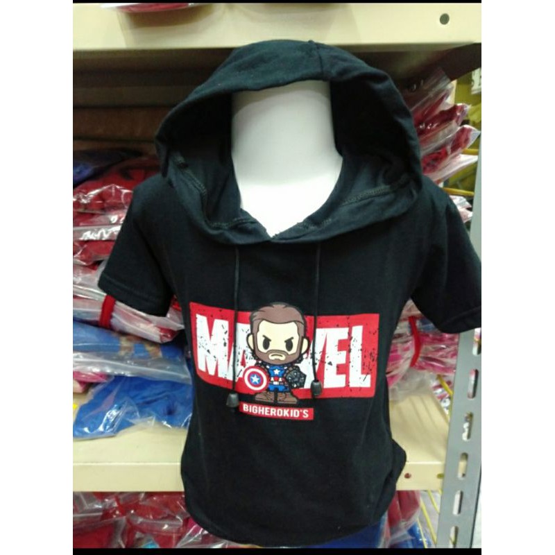 Hoodie Marvel /Boboiboy kaos Anak murah karakter terlaris