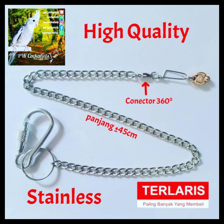 Indh Rantai Dan Ring Borgol Burung Sunconure Sc Sun Conure Free Ongkir Kode 1360