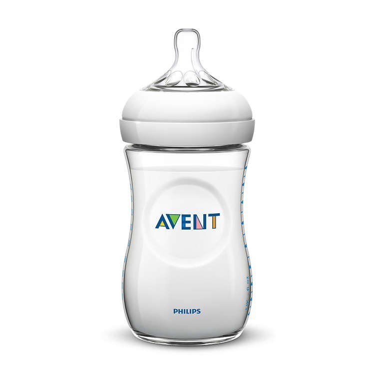 Philips Avent Feeding Bottle Natural 260ml Botol Susu 1+ bulan