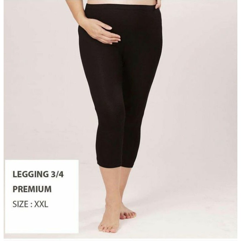 HUG Celana Legging Hamil 3/4 Spandex Premium