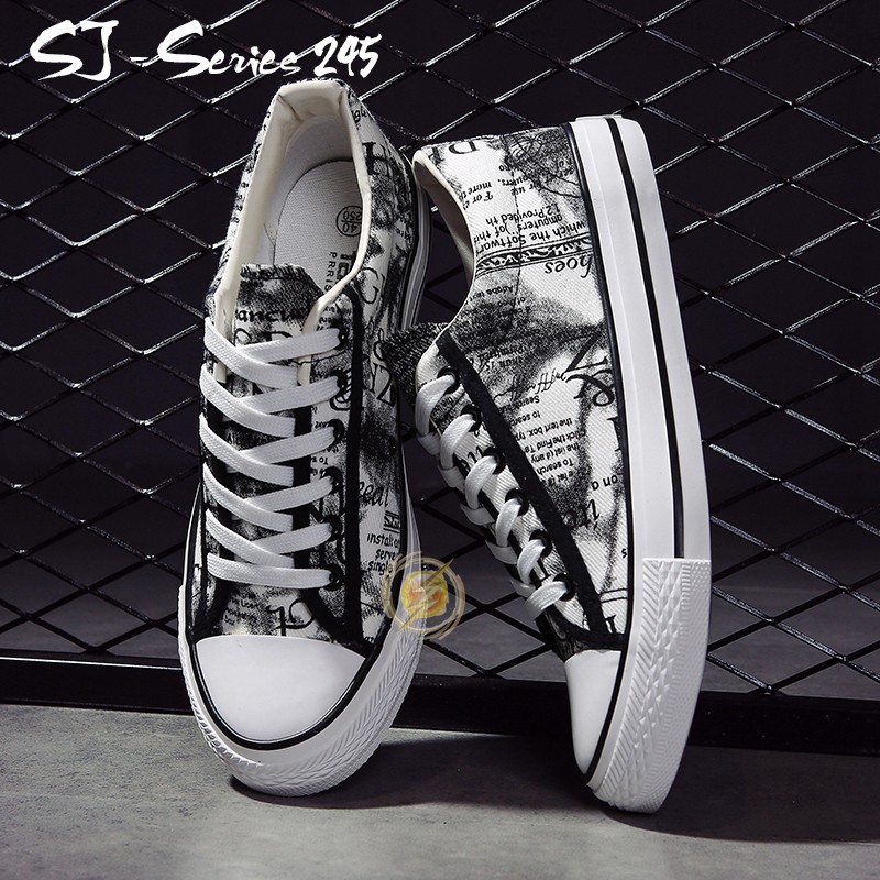 [JWALK] Sepatu Sneakers Pria Trendy Casual Kualitas Import Premium - 245