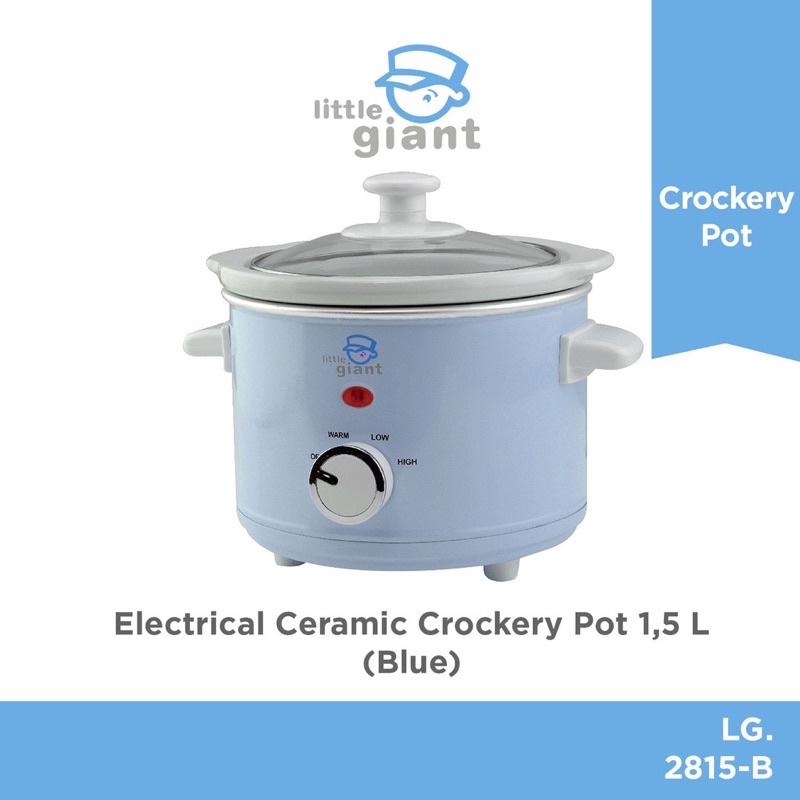 Little Giant Slow Cooker 1,5 L ceramic crockery Pot - Slow Cooker Mpasi LG2815