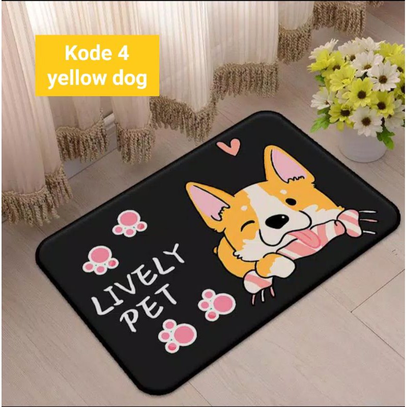 Keset kamar mandi Lively pet ukuran 40cm x 60cm