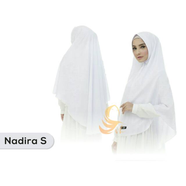 Khimar Nadira S Kerudung Tanpa Pet Hijab Syari Jilbab Instan Jumbo Wolfis Polos By AFNA