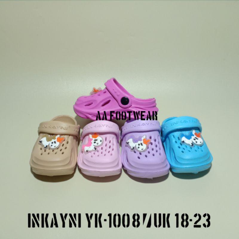 Sandal Baim / Sandal Selop Anak Inkayni Karakter Unnicorn Bahan Karet Ringan Empuk