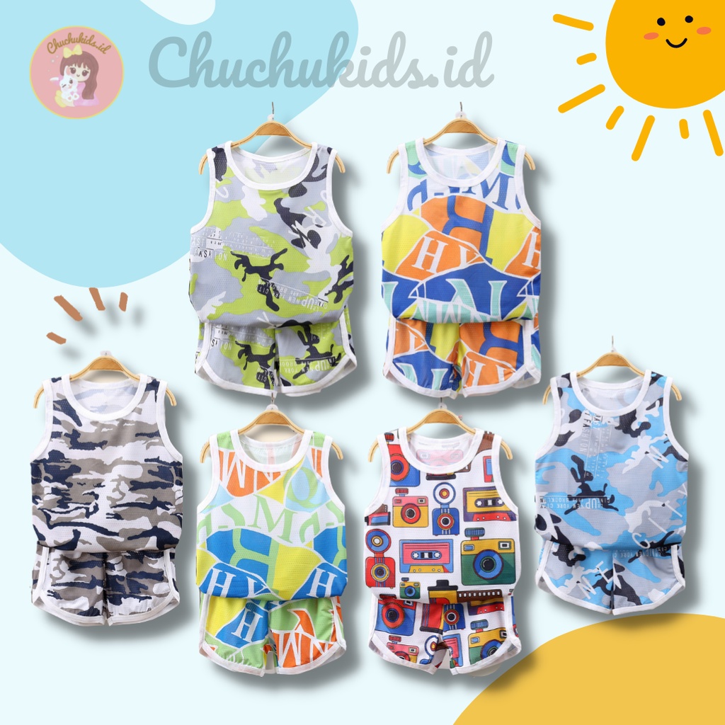 Setelan anak tanpa lengan baju bayi anak perempuan laki laki, kaos kutung lengan pendek 0-4 TAHUN bahan SUPER LEMBUT DAN ADEM / baju anak stelan bayi