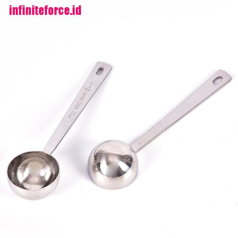 Coffee Measuring Spoon Tablespoon Stainless Steel Scoop Coffee Tea Baking Sugar