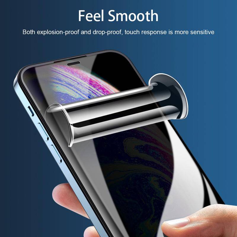 Full Cover Privacy Soft Matte Hydrogel Film For IPhone 11 12 Pro Max Mini  7 8 Plus X XS Max XR SE 2020 Anti-peep Screen Protector Film