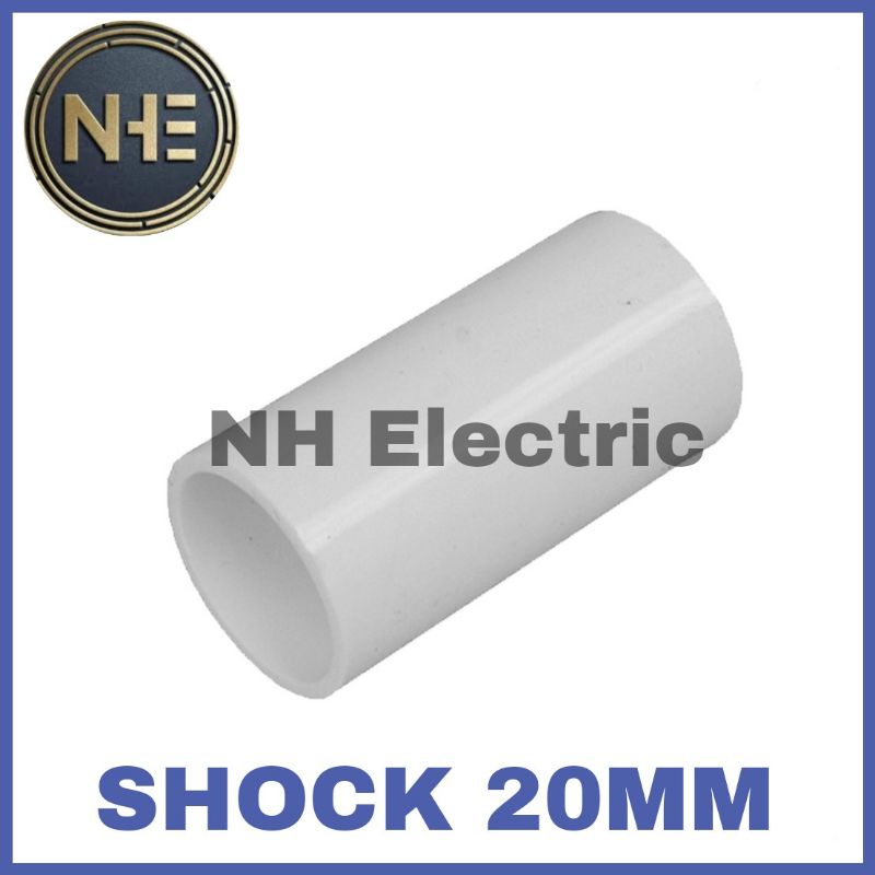 Shock Pipa Conduit 5/8 Putih - Shock Pipa Conduit 20mm - Shock Pipa Listrik Dexta