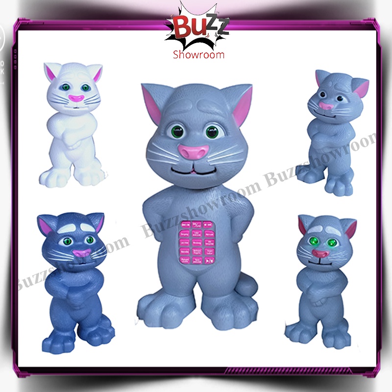 Mainan Tomcat Intelligent Talking TOM Boneka Kucing Bisa Bernyanyi dan berbicara