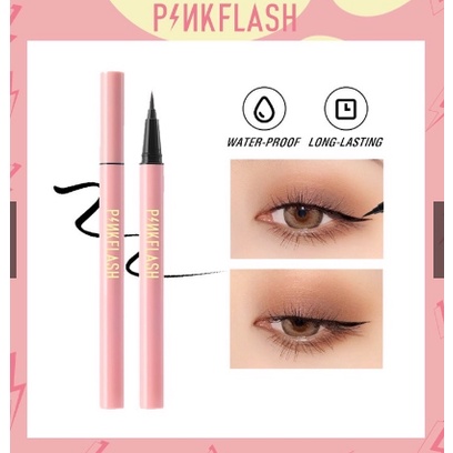 PINKFLASH Eyeliner Pen Waterproof Anti Air Tahan Lama Pink Flash Murah OhMyLine