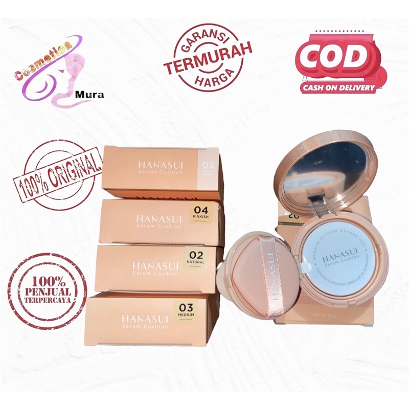 hanasui serum cushion - Cushion terbaru Hanasui || BB cushion hanasui