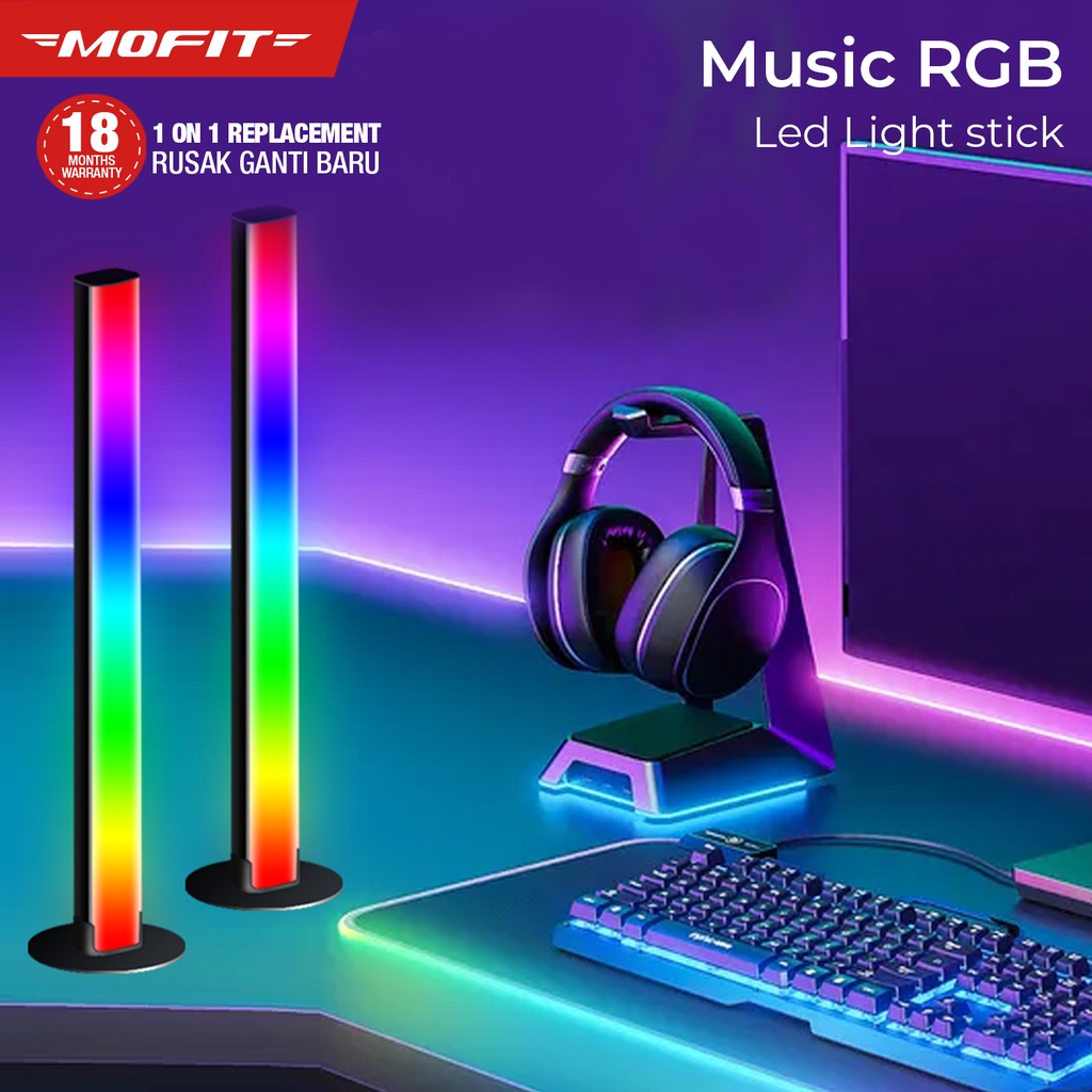 MOFIT AM-02 Smart Light Bars RGB Sound Control Music Atmosphere Light