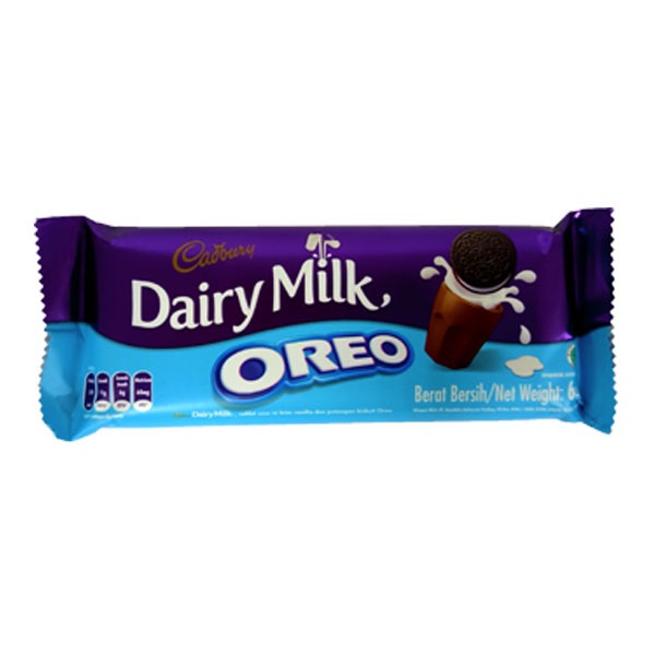 

Cadbury Dairymilk Oreo 60 Gr